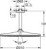 Верхний душ Grohe Rainshower Mono 310 26559000 хром фото 3