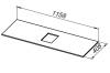 Столешница Allen Brau Priority 1.31012.G-S серый структ, 120 фото 4