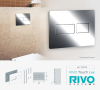 Кнопка смыва Rivo Touch lux 301002 хром