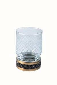 Стакан Boheme Royal Cristal 10931-BR-B настольный Black BR