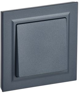 Выключатель 1-клавишный IEK Brite BR-V10-0-10-K35-F маренго