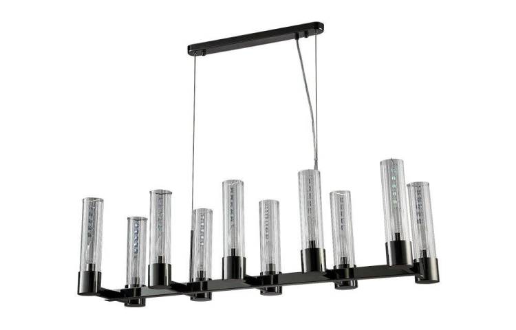 Люстра Crystal Lux Otono Sp10 L980 Black Chromium/Transparente