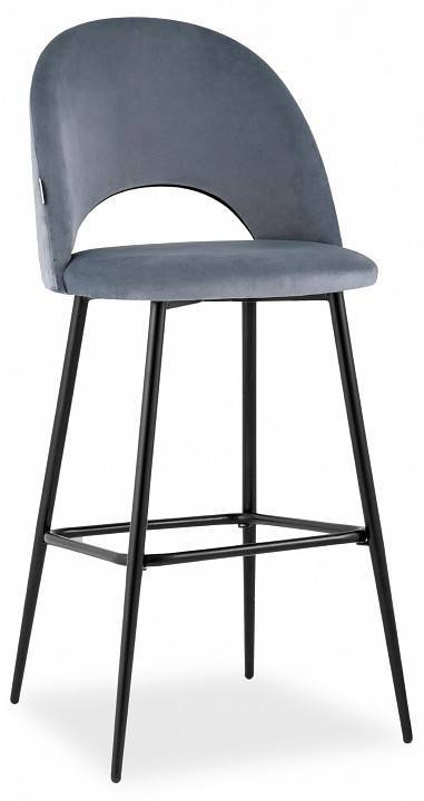 Стул барный Stool Group Меган AV 415-H14-08(B) велюр серый