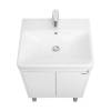 Тумба-умывальник Aquaton Сканди Doors 45 Белый 1A278701SD010 с раковиной Адриана 45 1WH501630 фото 2