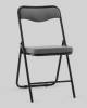 Стул складной Stool Group Джонни fb-jonny-vl-32 темно-серый, каркас черный матовый, велюр фото 2