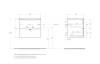 Тумба под раковину BelBagno MARINO-CER-N-600-2C-SO-RNG-P с двумя выкатными ящиками, Rovere Nature Grigio, 59.6x50x45.5 фото 2