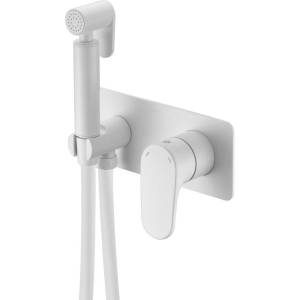 Гигиенический душ Boheme Spectre 457-MW белый, со смесителем, с внутренней частью