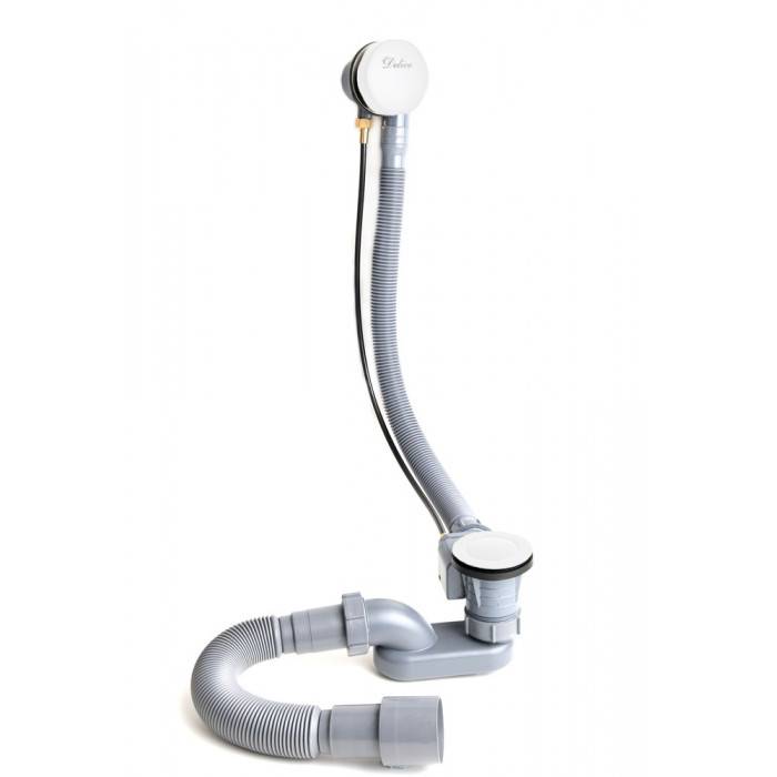 Слив-перелив Delice DLR000017 белый глянцевый