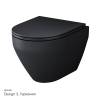 Унитаз подвесной AM.PM Spirit V2.0 FlashClean с микролифтом, черный матовый фото 9