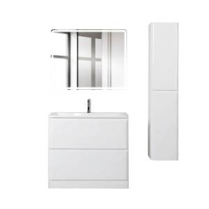 Мебель для ванной BelBagno Albano 80 напольная, bianco lucido