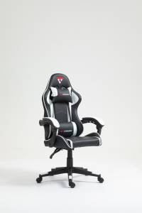 Кресло компьютерное Stool Group Topchairs Shadow GF-8079 black+white черно-белый