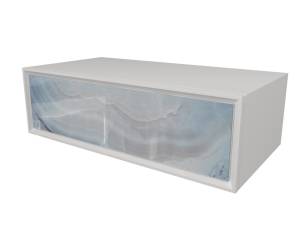 Тумба Marka One Milacco 100П У83572 Blue marble 1 ящ.