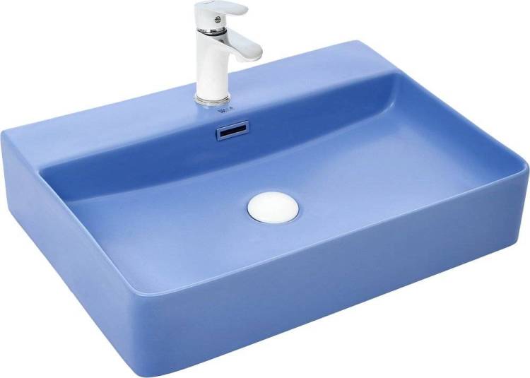 Раковина Weltwasser WW Elbach 2173 MBL матовая голубая