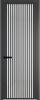 Межкомнатная дверь Profil Doors 3 AGP цвет профиля Серая ночь, стекло безопасное 6 мм белый триплекс 600x2000