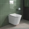 Унитаз подвесной BelBagno Due BB7107CHR/SC безободковый, с сиденьем микролифт, белый фото 8