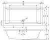 Акриловая ванна Riho Bathtubs B109011005 Rething cubic 190x90 pulg&play 190x90x62/50 фото 3
