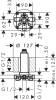 Душевой комплект Hansgrohe Rainmaker Select 460 (2 jet) 24004400 + 27648400 + 26455000 + 15734400 + 15736400 фото 16