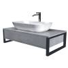 Тумба с раковиной 1MarKa Grunge Loft 70П Ц0000015938 Бетон светлый 1 ящ.