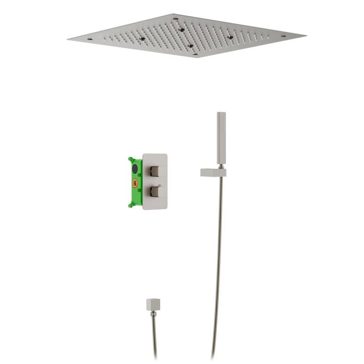Душевой комплект Timo Petruma SX-5029/13SM с термостатом, никель