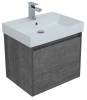 Тумба с раковиной Aquanet Nova Lite 60 245239 подвесная, дуб рошелье фото 2