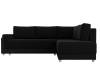 Диван угловой Лига Диванов Лига-024 119312 черный, правый угол фото 2