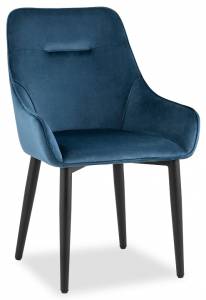 Кресло Stool Group Диана MC101-2 KD HLR-63 велюр сине-зеленый
