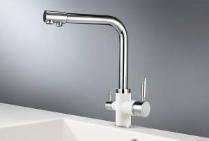 Смеситель для кухни Granula 3015 арктик