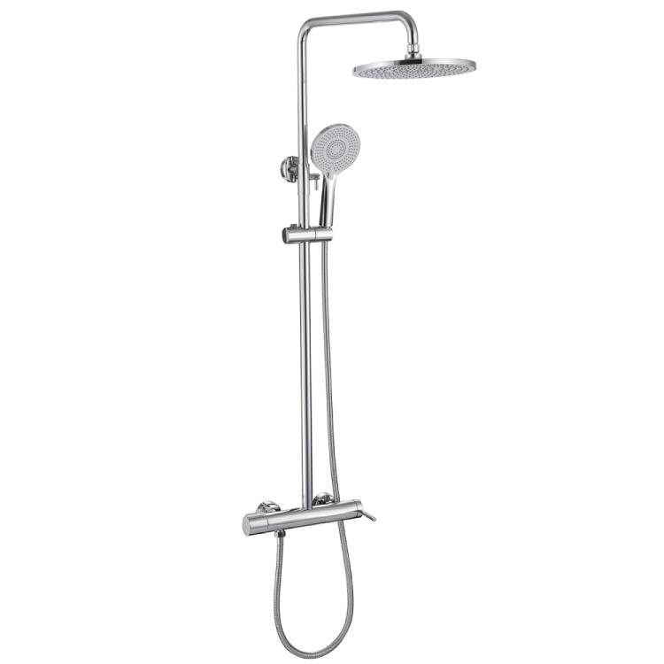 Душевая стойка Abber Emotion AF8816L с изливом, хром