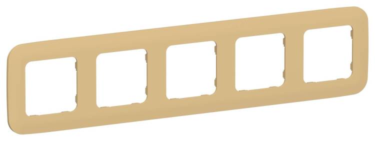 Рамка 5-постовая IEK Flite FI-M52-31-20-K89 шамуа