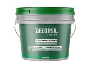 Декоративная краска с мелким песком Oikos Decorsil Firenze base TR 14 л