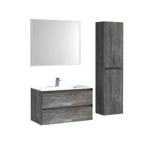 Мебель для ванной Vincea Luka 80 2 ящика, камень