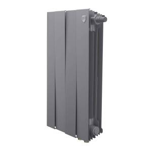 Биметаллический секционный радиатор Royal Thermo PianoForte 500 Silver Satin VDR80 4 секц