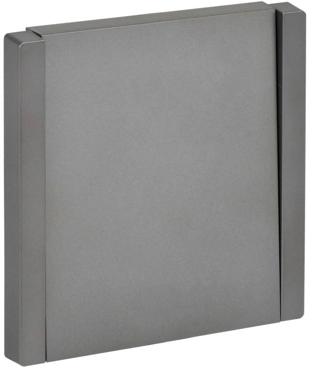 Выключатель 1-клавишный перекрестный IEK Forte&Piano FP-V13-0-10-1-K46 сталь