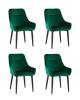 Набор из 4 стульев Stool Group Диана MC101-2 KD HLR-56 X4 изумрудный