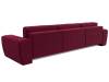 Прямой диван Лига Диванов Лига-008 Long 119036 бордовый, черный фото 5