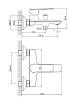Смеситель для ванны Agger Clean A2410000,хром фото 7