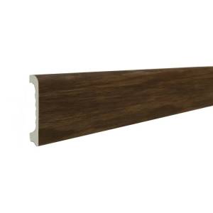 Напольный плинтус ТД Меридиан P2-15-N с тиснением 2400x80x15