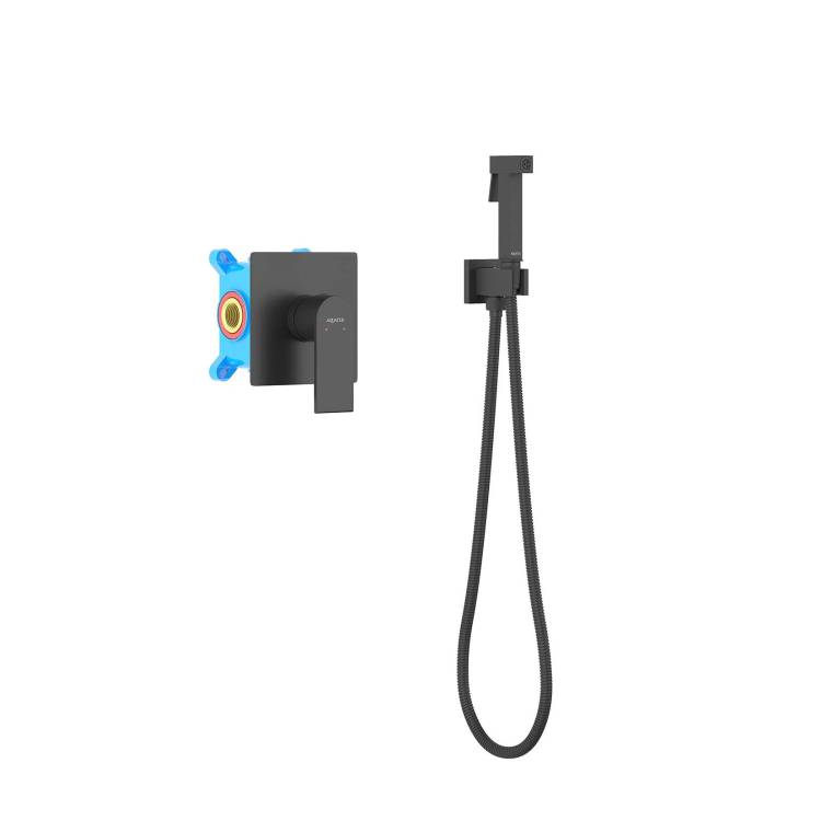 Гигиенический душ Aquatek Лира AQ1419MB черный матовый