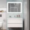 Мебель для ванной Art&Max Family 90, подвесная, Bianco Lucido