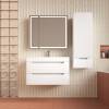 Тумба с раковиной Style Line Остин подвесная, белая, раковина антрацит, 55x80x45 фото 3