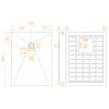 Поддон для душа RGW Stone Tray ST-W 14152912-01-11 белый, 90x120x2.5 фото 4