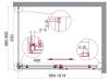 Душевой уголок BelBagno Acqua AH-1-100/90-C-Cr фото 3