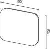 Зеркало Sanvit Асти 100 фото 2