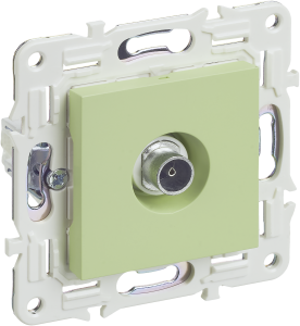 ТВ-розетка оконечная IEK Skandy SK-A10-O-K06 мятный