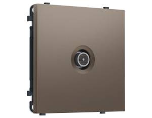 Комплект механизма TV розетки оконечной Ambrella Volt Sigma MS643005 темная бронза матовый