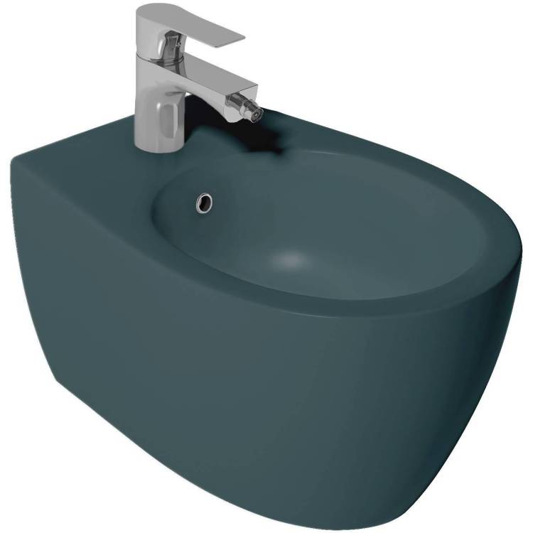 Биде подвесное Isvea Sentimenti Neo 10AR41010SV-2P изумрудное матовое