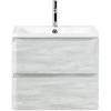 Тумба с раковиной Belbagno Albano ALBANO-700-2C-SO-RVB 70x45x50 Rovere Vintage Bianco подвесная с двумя выкатными ящиками