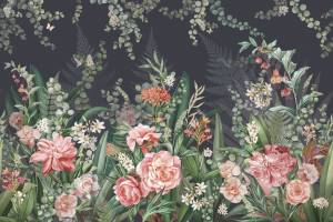 Фреска Ortograf Aurora 34104 Bouquet dark Флора FLN