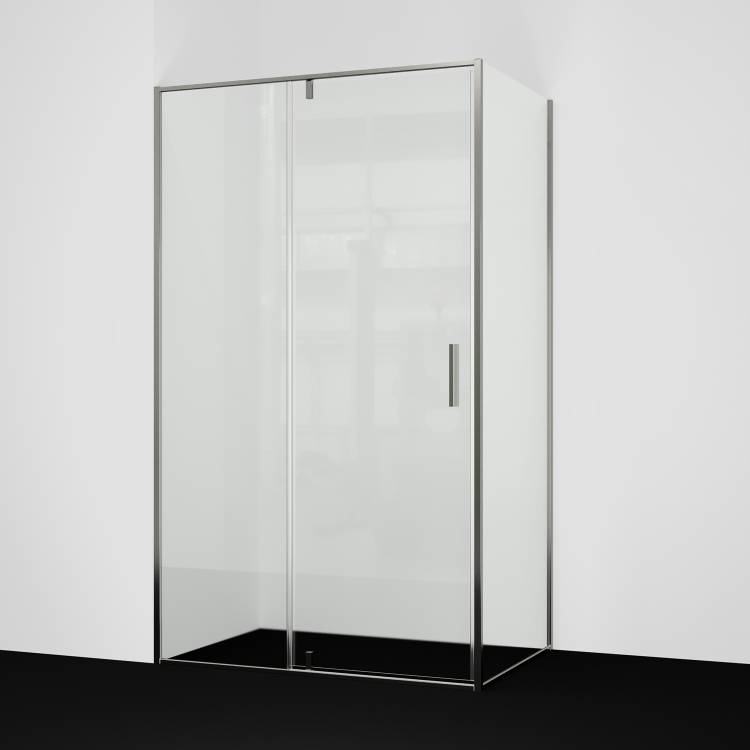 Душевой уголок Wasserkraft Spree 14P06 профиль никель, стекло прозрачное, 120x80x200