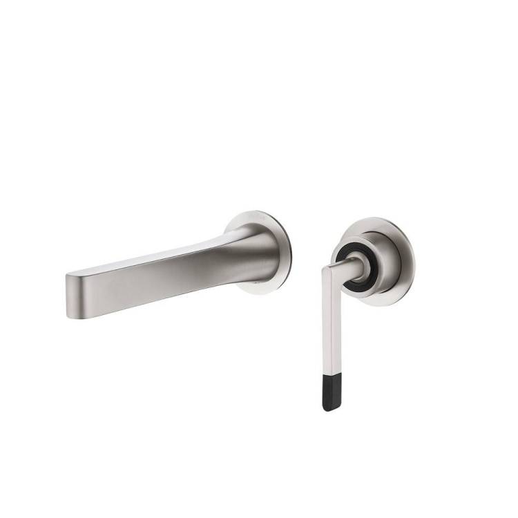 Смеситель для раковины Boheme Duo 165-NB 2-х позиционный, Nickel Brush